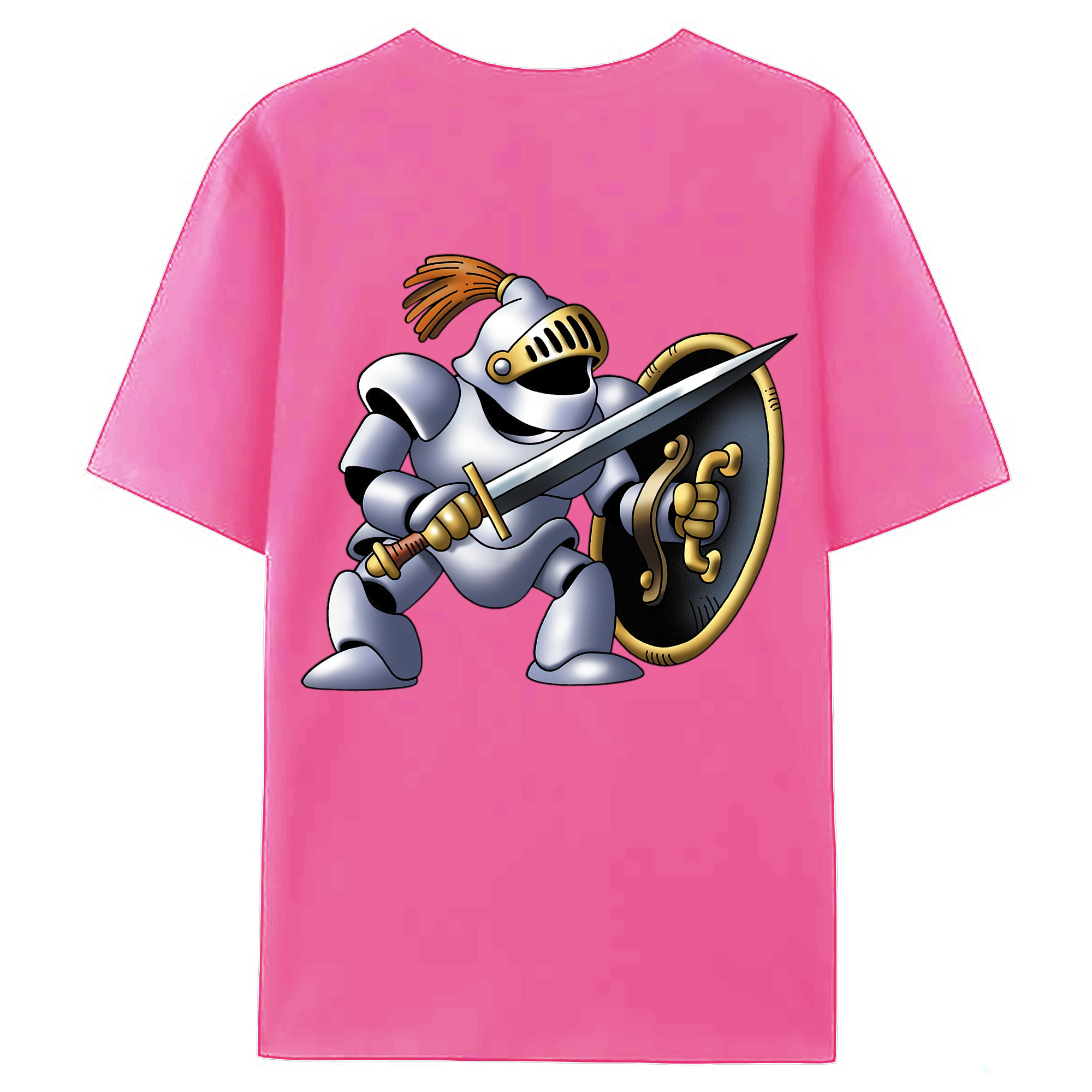 （画像用） ドラゴンクエスト Doragon Kuesuto Dragon Quest レディース半袖Tシャツ(バックプリント)